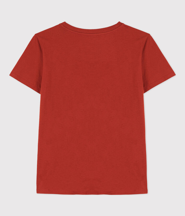 T-shirt LE DROIT girocollo in cotone Donna rosso