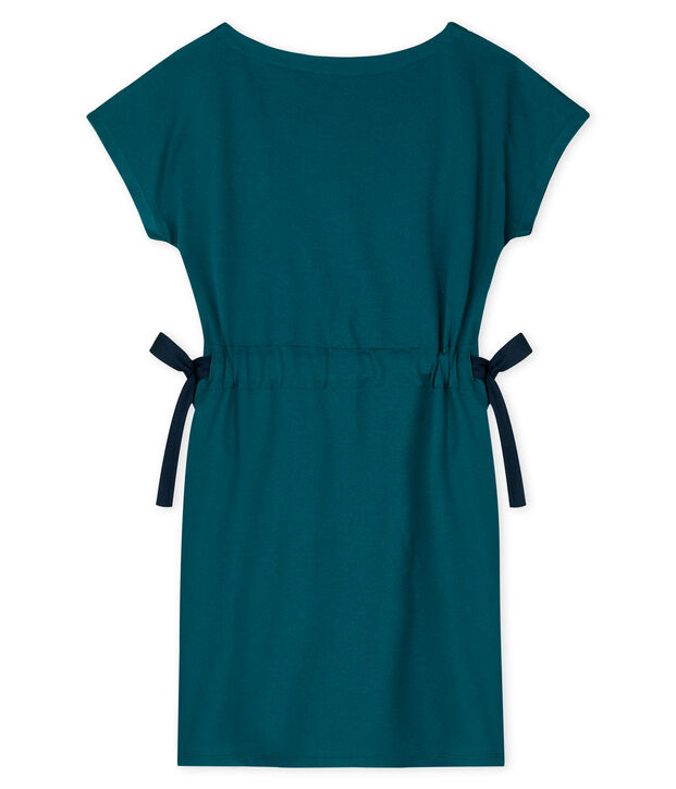 Abito maniche corte donna verde