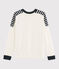 Felpa Donna bianco MARSHMALLOW/blu SMOKING