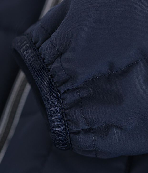 Piumino sottile tinta unita bambina blu