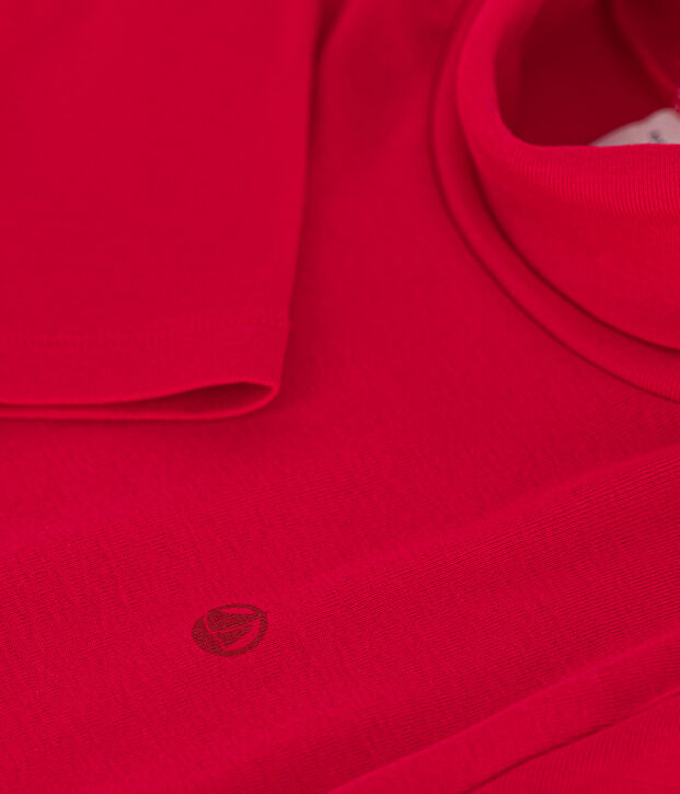 Lupetto in cotone bambino unisex rosso