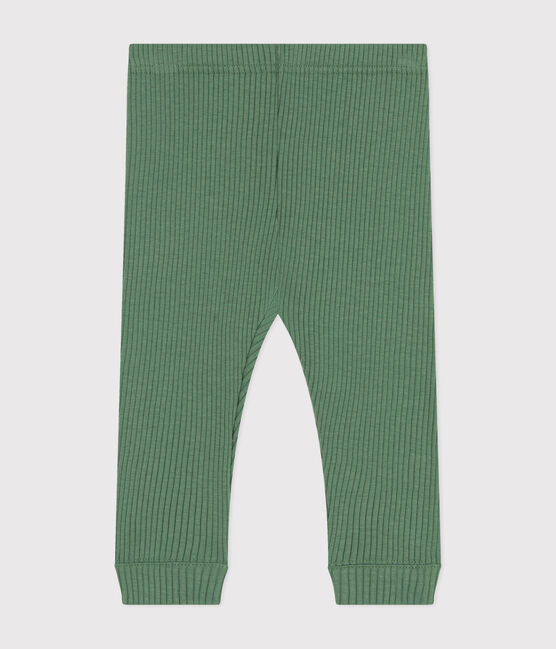 Leggins bebè in cotone  verde PALMERAIE