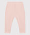 Pantaloni in tessuto felpato per beb&egrave; rosa