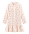 Camicia da notte bambina in cotone sottile rosa FLEUR/bianco MULTICO