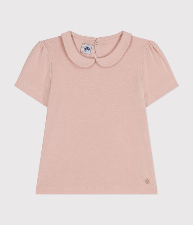 T-shirt a maniche corte bambina rosa