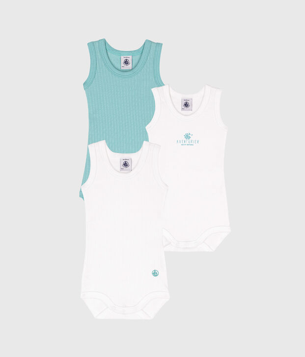 Lot de 3 bodies d&eacute;bardeurs b&eacute;b&eacute; multicolore