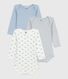 Set di body a maniche lunghe in cotone con balene stampate neonato