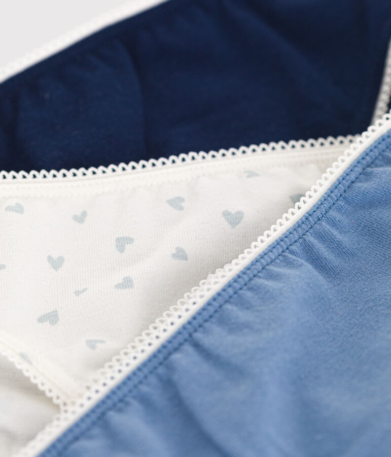 Set di 3 slip in cotone ed elastan bambino multicolore