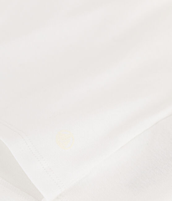 T-shirt Iconica a maniche corte a coste tinta unita donna bianco ECUME