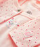Completo 2 pezzi bebè a costine rosa FLEUR/rosa GEISHA