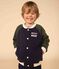 Teddy in molleton bambino blu SMOKING/bianco MULTICO