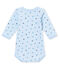 Body a maniche lunghe per bebé maschio blu FRAICHEUR/blu ALASKA
