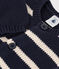 Cardigan bebè in maglia di cotone a righe blu SMOKING/ AVALANCHE