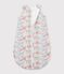 Sacco nanna neonato in cotone con stampa a fiori TOG 2 bianco/multicolore