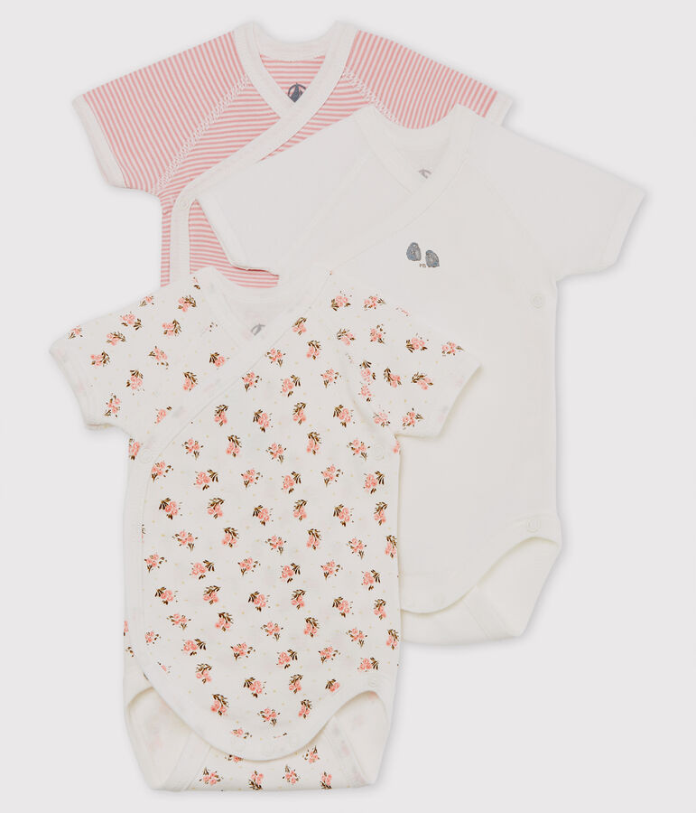 Lotto di 3 body nascita manica corta beb&egrave; variante 2