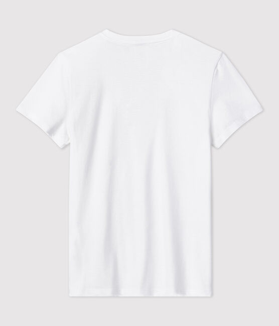 T-shirt LE DROIT in cotone con scollo a V Donna bianco ECUME