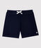 Shorts in cotone bambina blu SMOKING