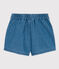 Shorts bebè in denim leggero blu DENIM CLAIR