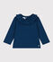 Blusa a manica lunga in jersey fiammato per bebè blu INCOGNITO