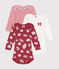 Confezione da 3 body bebè a maniche lunghe in cotone variante 3
