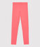 Jeggings bambina in jersey elasticizzato arancione PEACHY