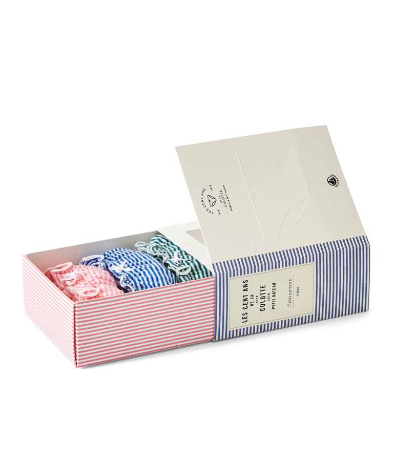 Lotto di 3 culottes con volants donna bianco