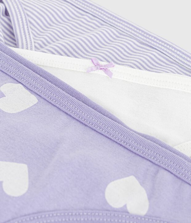 Set di slip in cotone donna multicolore