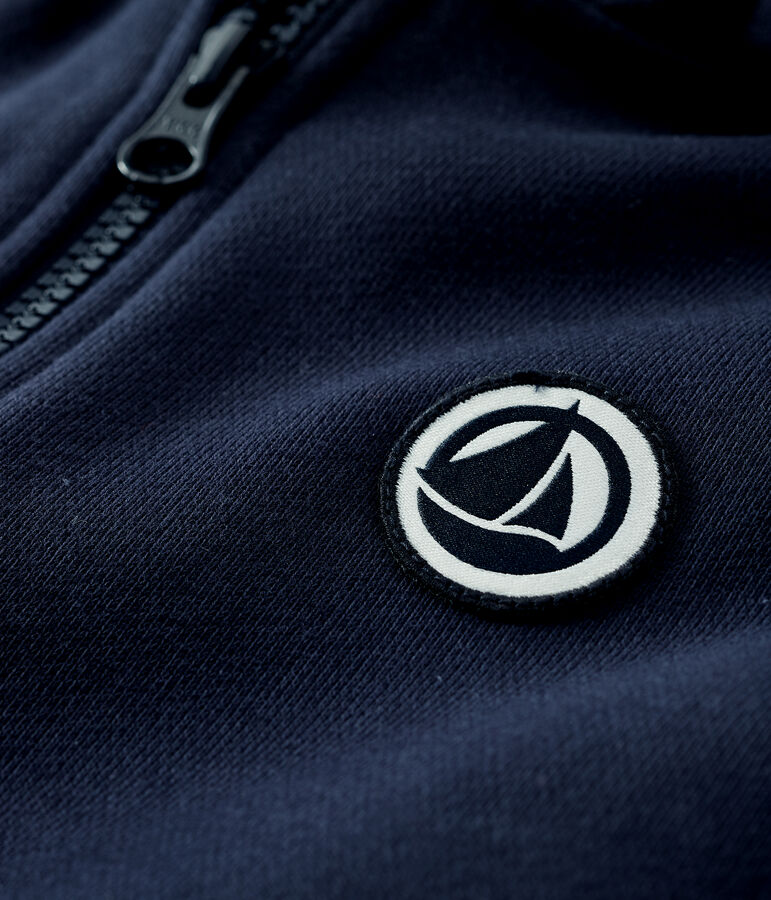 Felpa con cappuccio bambina/bambino blu