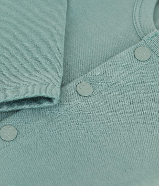 Cardigan in jersey spesso per beb&egrave; verde
