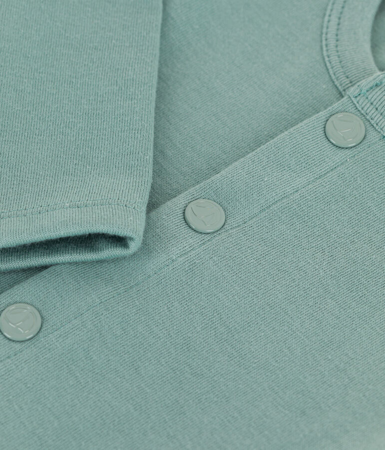 Cardigan in jersey spesso per beb&egrave; verde