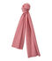 Sciarpa unisex millerighe rosso TERKUIT/bianco MARSHMALLOW