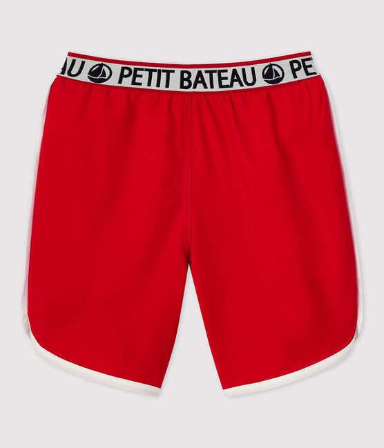 Shorts da mare riciclati bambino rosso TERKUIT