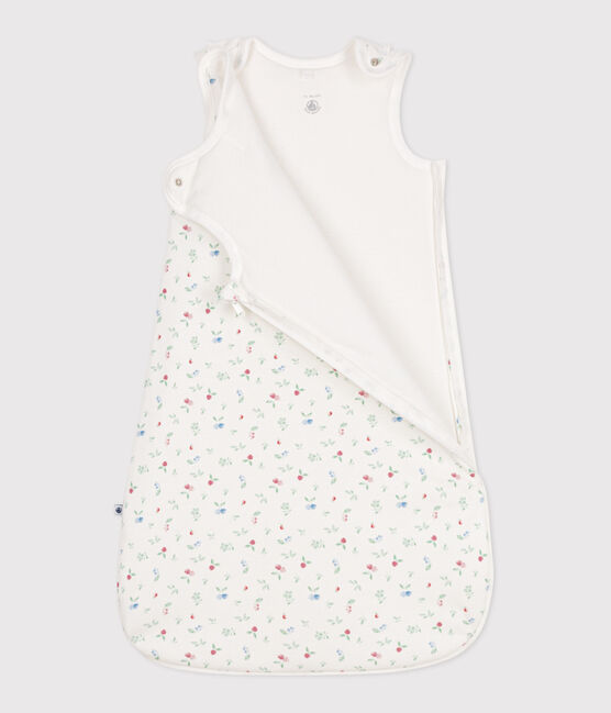 Sacco nanna in cotone con frutta stampata TOG 2.5 neonato bianco MARSHMALLOW/bianco MULTICO