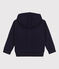 Felpa petit Boat con zip e cappuccio bambino blu SMOKING