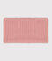 Snood in maglia bebè foderato in pile riciclato rosa SALINE