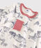 Pigiama tela di Jouy Parigi bambino in cotone bianco MARSHMALLOW/blu MEDIEVAL