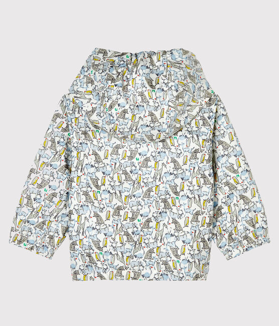 Giacca antivento fantasia bebè unisex bianco MARSHMALLOW/blu BRUT/ MULTICO