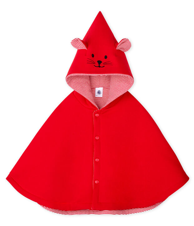 Mantellina beb&egrave; unisex rosso