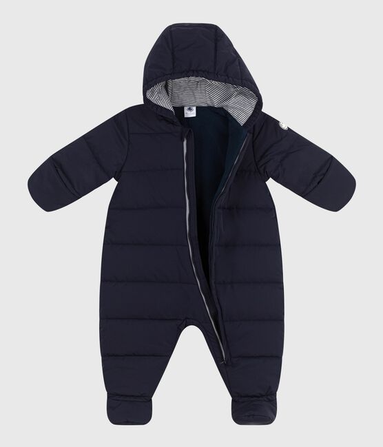 Tutina imbottita in poliestere neonato blu SMOKING