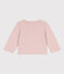 Cardigan bebè in tubique tinta unita rosa SALINE