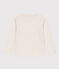 T-shirt a maniche lunghe in cotone bambino unisex  beige MONTELIMAR CHINE