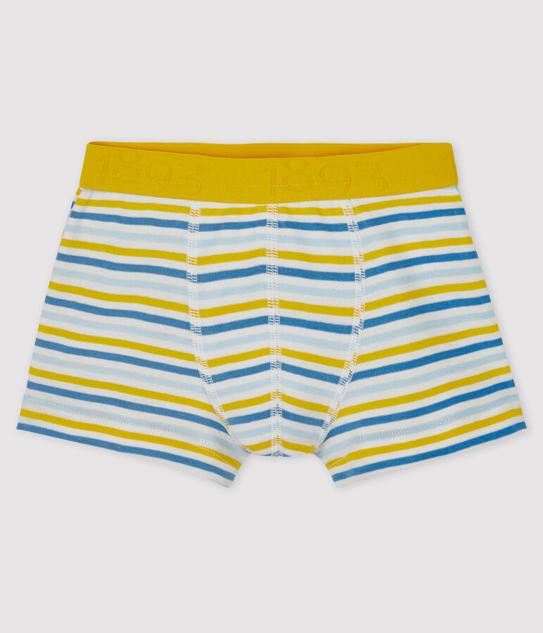 Boxer bambino bianco/multicolore