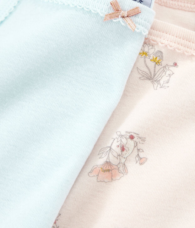 Duo canottiere con spalline bambina multicolore