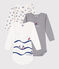 Set di 3 body a maniche lunghe in cotone neonato variante 4