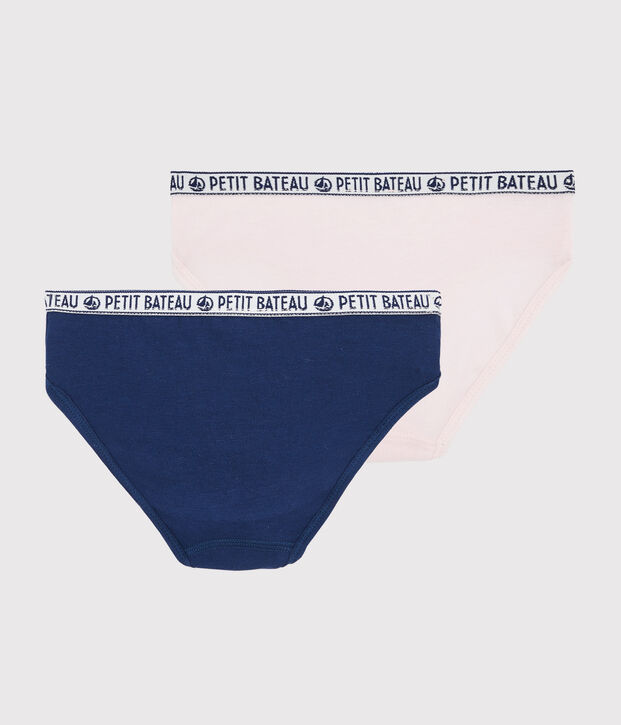 Confezione da 2 slip sportivi bambina multicolore