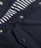 Parka lunghezza midi bebè maschio blu SMOKING