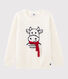 Pullover a maniche lunghe in maglia di lana e cotone