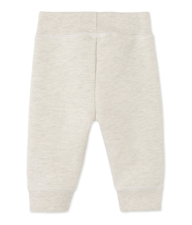 Pantaloni da jogging per beb&eacute; maschio in molleton beige