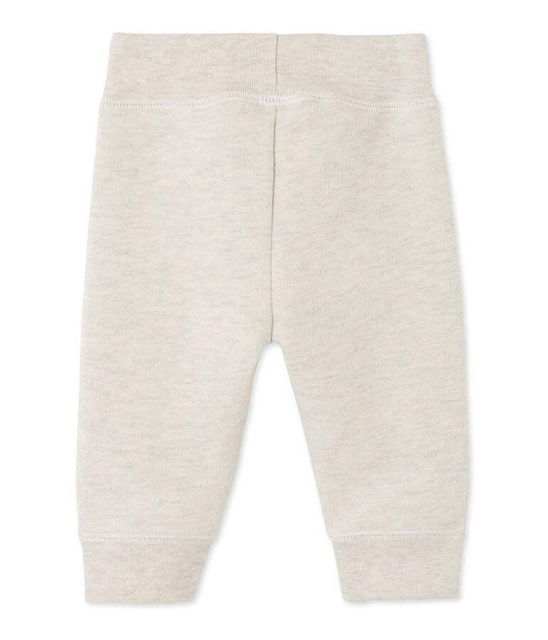 Pantaloni da jogging per beb&eacute; maschio in molleton beige