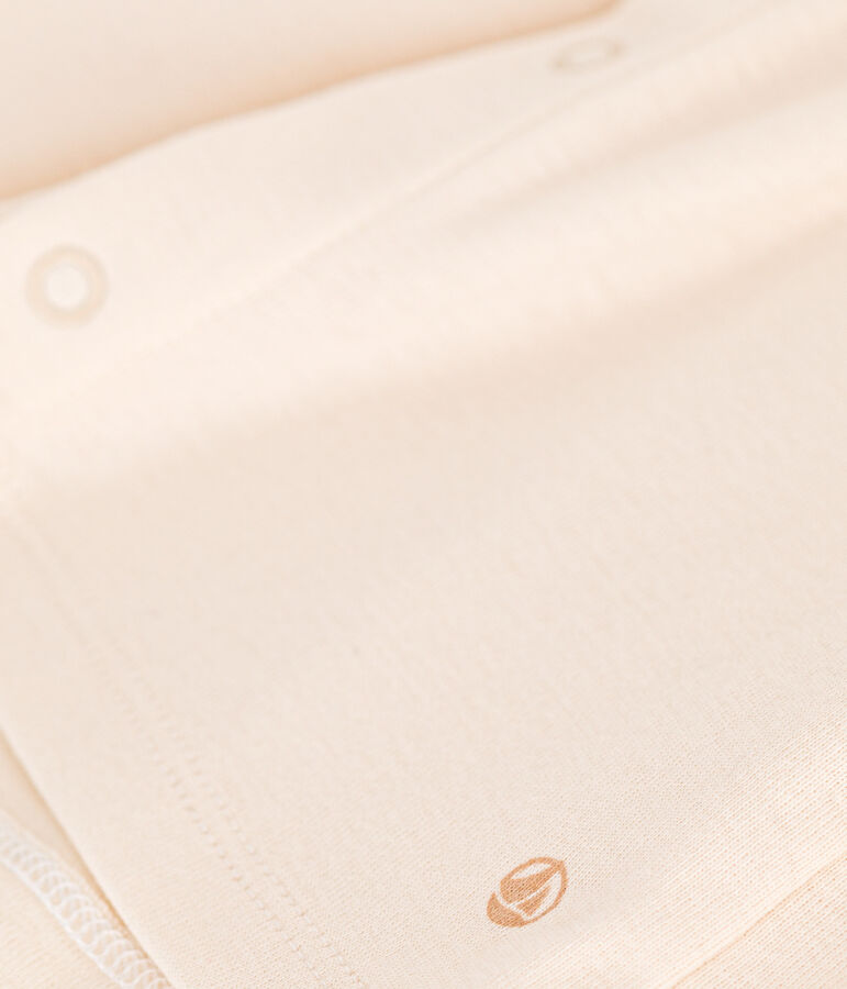 Cardigan in cotone neonato ecru